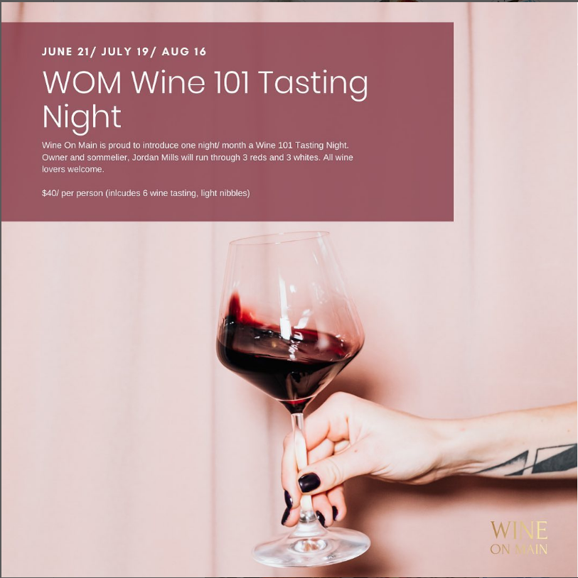 Wine on Main Tasting Night
